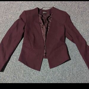 Topshop Deep Purple Blazer